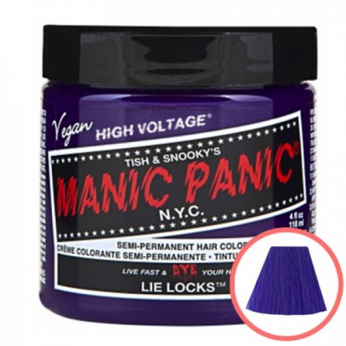 MANIC PANIC HIGH VOLTAGE CLASSIC CREAM FORMULAR HAIR COLOR (20 LIE LOCKS)